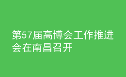 第57屆高博會工作推進會在南昌召開
