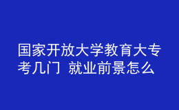 國家開放大學教育大?？紟组T 就業(yè)前景怎么樣